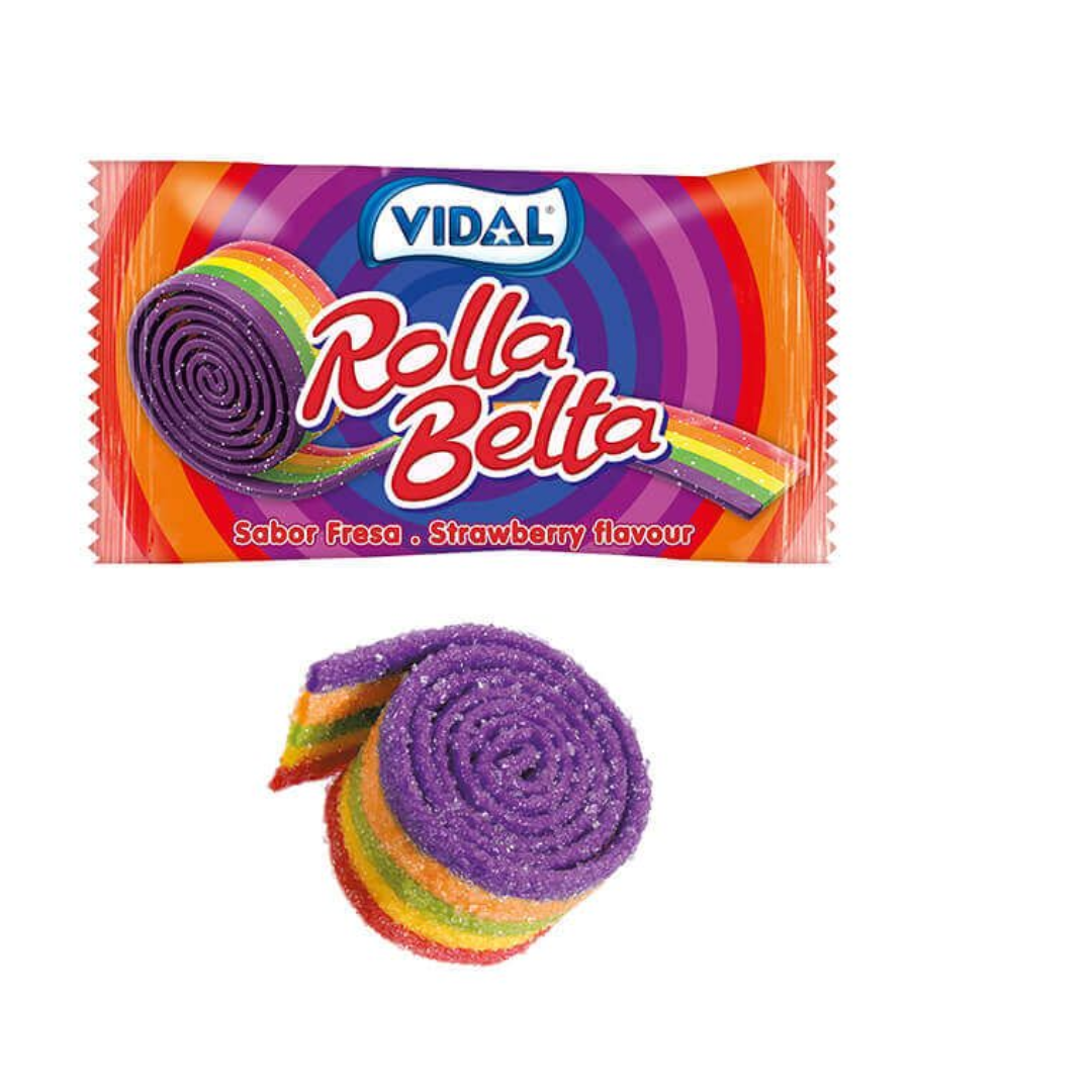 Vidal Rolla Belta (22g) Strawberry Flavour